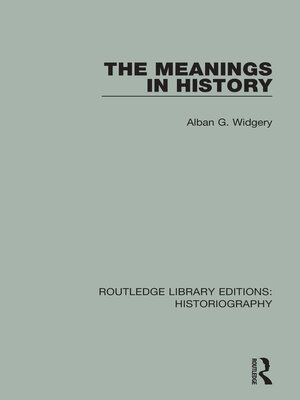 cover image of The Meanings in History